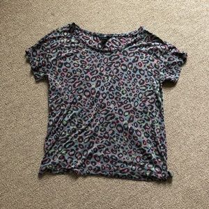 H&M Women’s Leopard Print T-Shirt